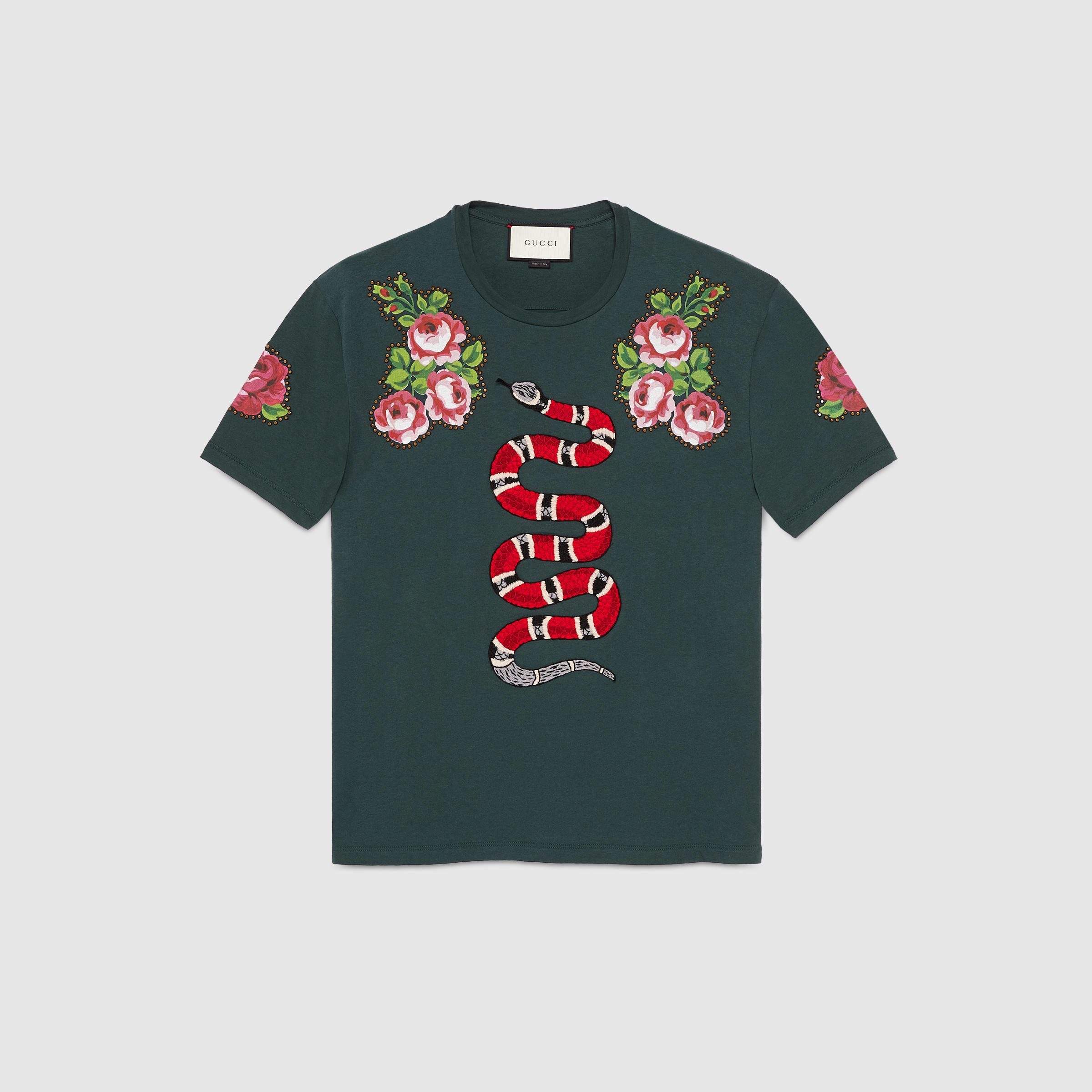 gucci like the shirts with the snakes on them